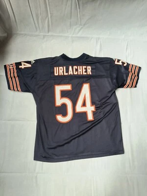 Camiseta Adidas azul para hombre Brian Urlacher #54 Chicago Bears NFL XL vintage Foto 1 de 4
