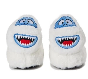 BUMBLE Abominable Snowman Baby Toddler Slippers Licensed Rudolf White Size 4 NWT - Picture 1 of 4