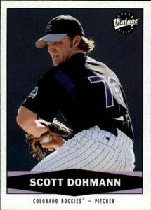  2004 Upper Deck Vintage #498 Scott Dohmann RC Colorado Rockies