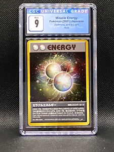 CGC 9 Miracle Energy Holo Darkness, and to Light Pokemon 2001 Japanese - Picture 1 of 2