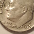 1976-D Roosevelt Dime! Error! W Is Struck Half Off. Coin Collectors
