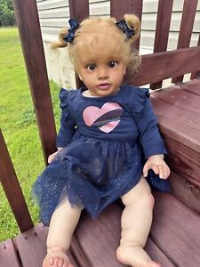 28” reborn toddler dolls Baby Girl  Avery