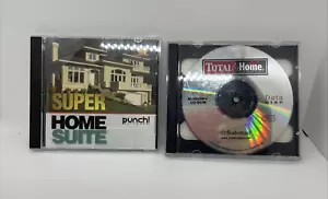 Punch! Super Home Suite 3D Home Design Software + Total 3D Home Deluxe CD's - Picture 1 of 6