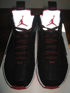 AIR JORDAN XXXV 35 Bred Black Red Casual Basketball Shoes Brand NEW Mens Size 8 - Picture 1 of 9