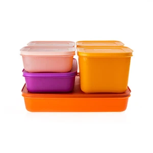 Tupperware Eiskristall Gefrierbehälter 2,25 l + 1 l + 2x 1,1 l + 2x 450 ml - Bild 1 von 1