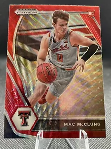 MAC MCCLUNG 2021 Panini Draft Picks Red Wave Texas Tech/76ERS Slam Dunk Champ - Picture 1 of 2