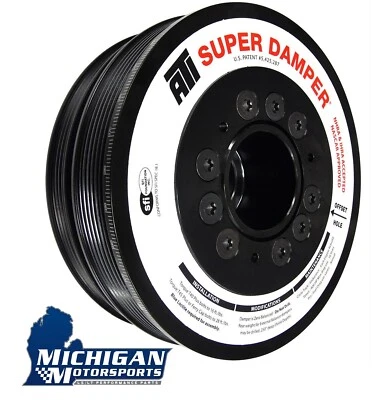 ATI 917266 Super Damper C5 C6 Corvette G8 LS1 LS2 LS3 L76 Balancer 6 Rib with AC - Image 1 of 4