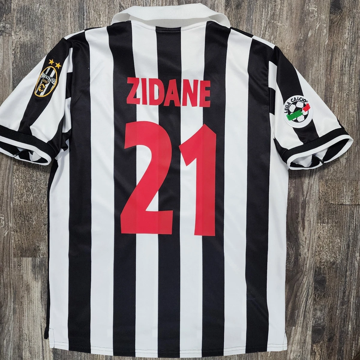 Zinedine Zidane Juventus International Club Soccer Fan Apparel and