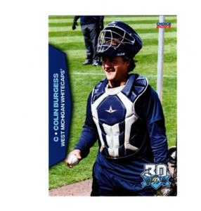 Colin Burgess 2023 West Michigan Whitecaps baseball card Lexington KY