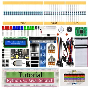 Freenove Super Starter Kit para Raspberry Pi 5 4 B 3 B+ 400 Zero 2 Python C Java - Imagen 1 de 7