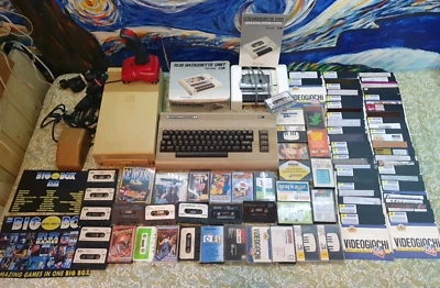 COMMODORE 64 Biscottone + FLOPPY DISK 1541 + accessori - C64 lotto C4 - Immagine 1 di 4