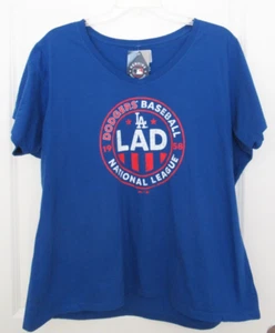 Los Angeles Dodgers T-Shirt Women's Size 3XL Blue MLB NWT - Picture 1 of 6
