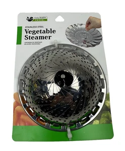 Culinary Fresh Stainless Steel Vegetable Steamer New In Pack - Picture 1 of 3