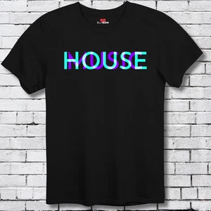 Glitch House Music - Rave Shirt EDM Music Festival Techno Acid House Dance Unise - Picture 1 of 47