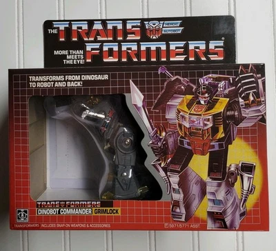KO? Figura de colección Transformers G1 1984 Dinobot Commander Grimlock 1984 Japón  Foto 1 de 4