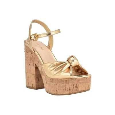 Sandalias de cuña Guess Yipster plataforma corcho auténticas para mujer talla 11 de EE. UU. Foto 1 de 4