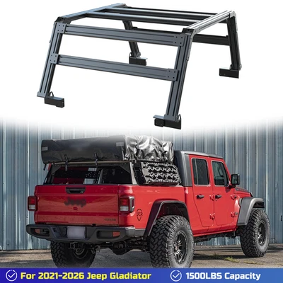 Portacargas con plataforma para camioneta Overland 1500 lb para Jeep Gladiator 2021-2025 Foto 1 de 4