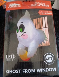 JoieDomi aufblasbarer Geist aus Fenster LED-Leuchten Neu im Karton kostenloser Versand R3 - Bild 1 von 1