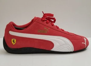 PUMA Ferrari x Speedcat OG Red Suede  Sneakers Sz 11 Ferrari Official Red/White - Picture 1 of 13