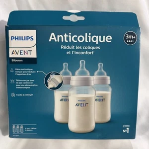 Avent Philips Baby Natural Bottles Anti-Colic Vent Nipple 9oz (PACK OF 3) New - Picture 1 of 2