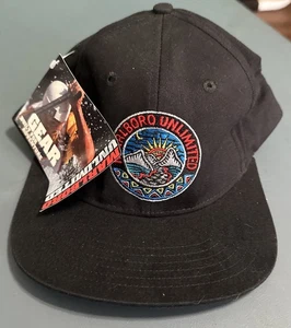 Vintage Marlboro Unlimited Hat NWT 90s Adventure Gear Patch Strapback One Size - Picture 1 of 3
