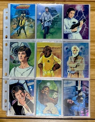 Star Wars Finest 1996 Topps Chromium Trading Cards Complete 1st Set 0f 90 Mint!  - Image 1 of 4