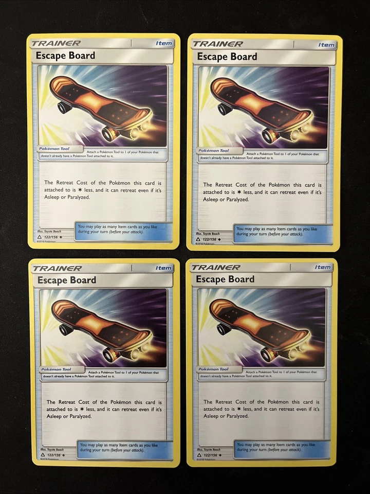 4X Escape Board #122/156 (Ultra Prism) - Pokémon TCG - Uncommon - M/NM - Image 1 of 1
