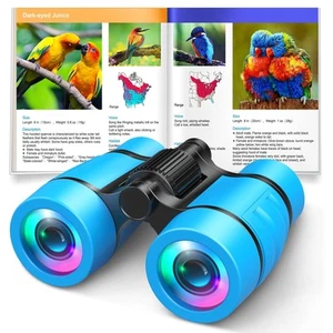 Toys for Boys Ages 3-7 LET'S GO Kids Binoculars with Bird Watching Manual for... - Picture 1 of 8