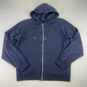 RAPHA Herren Cotton Zip Hoodie Gr. M blau Full Zip Jacke Kapuze - Bild 1 von 13