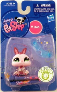 NEW Littlest Pet Shop Pink Baby Bunny Rabbit 1466 - Picture 1 of 1