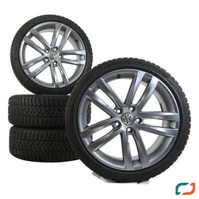 Original VW Golf 7 GTI GTD Winterräder Winterreifen Salvador 18 Zoll 5G0601025AF - Bild 1 von 4