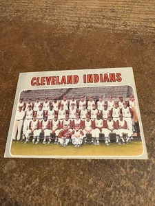 1970 Topps Baseball Cleveland Indians Teamkarte #637 - Bild 1 von 2