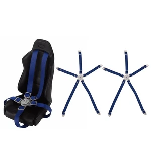 (Bleu)2PCS Simulated Driver Belt Safety Simulation Strap For Axial 1/10 | - Picture 1 of 12