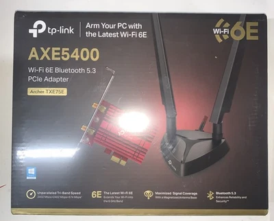 Tp-Link ARCHER TXE75E AXE5400 Wi-Fi 6E Tri-Band PCI Express Adapter Bluetooth - Image 1 of 2