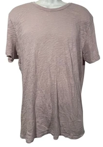 ATM Anthony Thomas Melillo Mens Slub Jersey Short Sleeve Crew T-Shirt Mauve Pink - Picture 1 of 6
