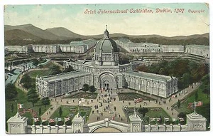 IRISH INTERNATIONAL EXHIBITION, DUBLIN 1907 - Panoramic View Postcard*   - Picture 1 of 1