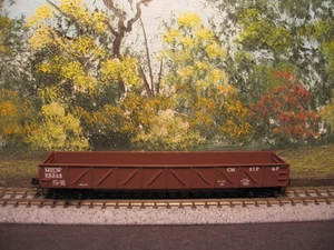 MICRO-TRAINS N SCALE #60010 50' COMPOSITE  GONDOLA STRAIGHT SIDES CMST&P #8034 - Picture 1 of 1