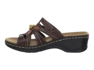 Clarks LEXI MYRTLE Womens Sand Leather 34220 Slide Comfort Sandals