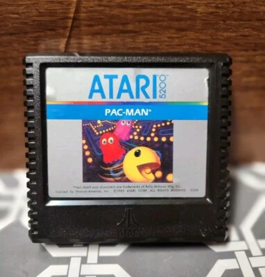 Vintage 1985 Pac-Man Atari 5200 Video Game  Cart Only Untested - Image 1 of 3