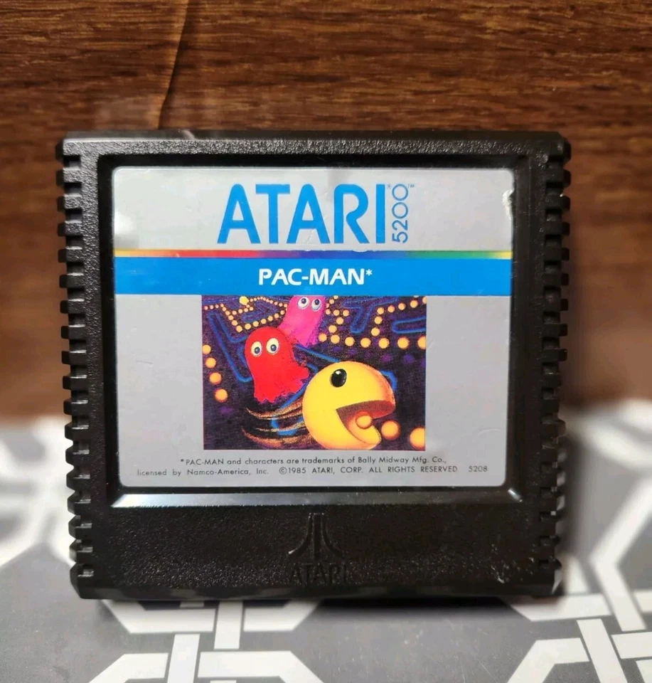 Vintage 1985 Pac-Man Atari 5200 Video Game  Cart Only Untested - Image 1 of 3