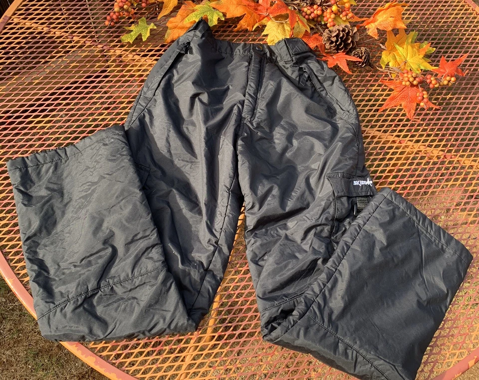 SKIGEAR Niño Niña NEGRO Tabla de Esquí para Nieve Cintura Elástica GROSORA INVIERNO Pantalones Talla XL Foto 1 de 4