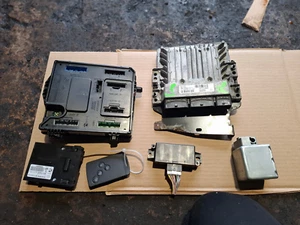 2012 RENAULT GRAND SCENIC 1.5 DCI AUTOMATIC ENGINE ECU KIT - Picture 1 of 4