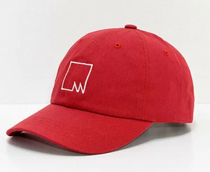 Gorra Meridian Skateboards Gorra Campamento Papá Correa Sombrero M Cuadrado Rojo - Imagen 1 de 2