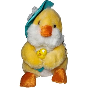 14" Vtg Dan Dee Soft Expressions Plush Chick W Baby Stuffed Animal Toy Easter - Picture 1 of 7