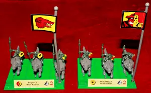 Battle Masters Board Game Bogrots & Blackfangs Wolf Riders x6 - Picture 1 of 3