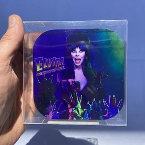 Elvira Mistress Of The Dark Drink Coasters Set Of 4 - Picture 1 of 3
