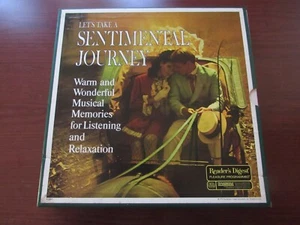 Reader's Digest's Let's Take A Sentimental Journey 9 Record Set + Book & Wheel - Picture 1 of 20