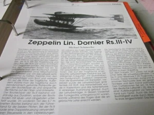 Militärflugzeuge A Kaiserreich Zeppelin Lindau, Dornier RS III - IV - Bild 1 von 2