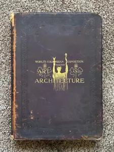 "Die Kunst der Welt" Kolumbianische Weltausstellung Vol. II 1893 SELTENES RIESIGES BUCH - Bild 1 von 22