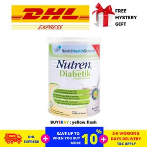 Nestle Nutren Diabetic Milk Complete Nutrition Vanilla 800g X 1 tin Express - Picture 1 of 5